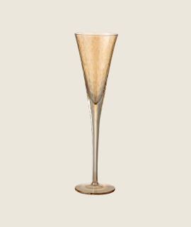 Champagne Glass Festive Amber