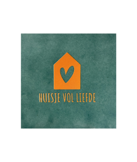 Tegeltje – Huisje vol liefde