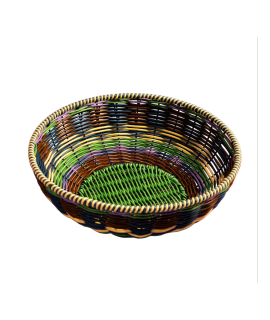 Geweven schaal – bruin/groen – MAEGEN Homeware