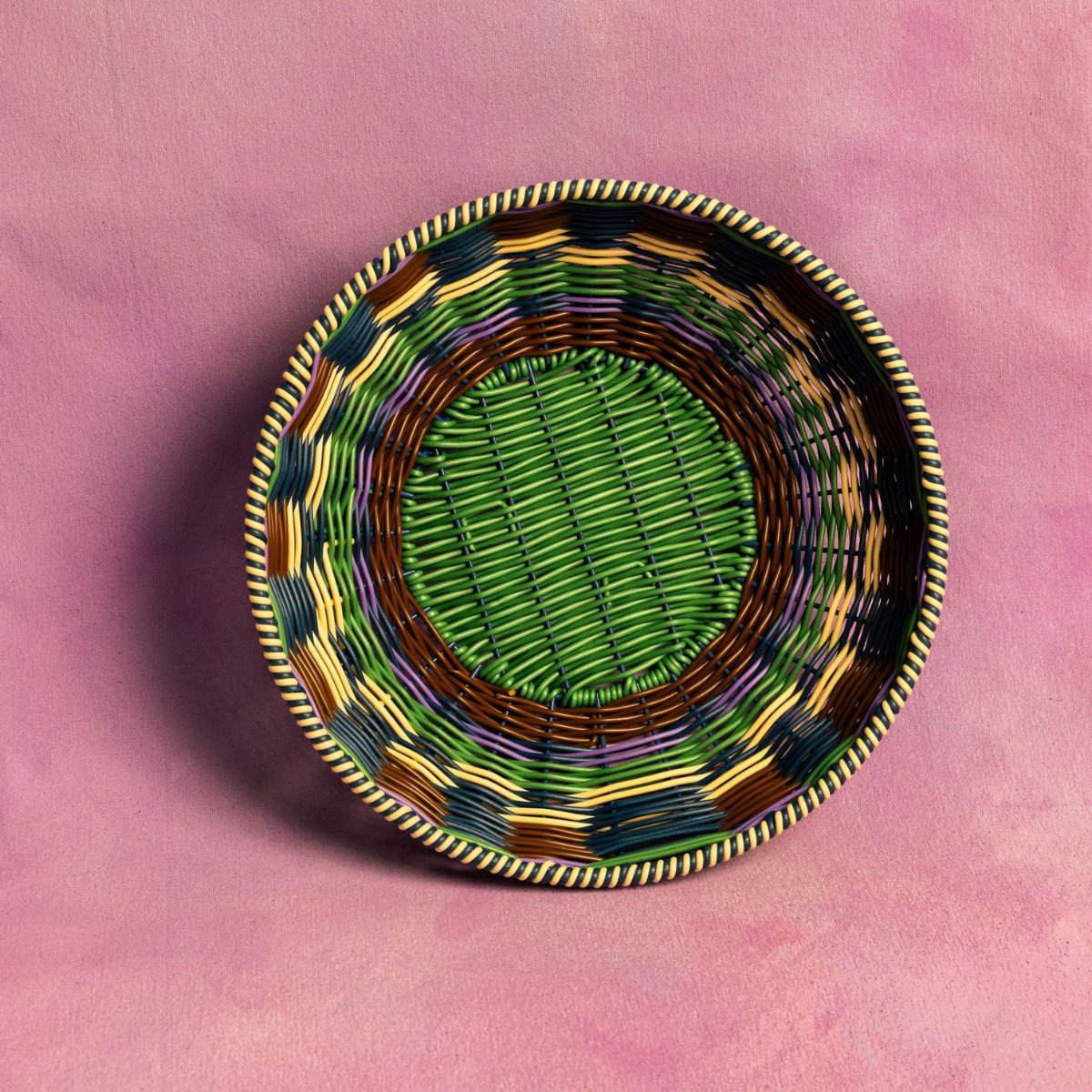 Geweven schaal - bruin/groen - MAEGEN Homeware - Afbeelding 2