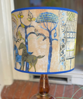 Lampenkap Woodland Voyage – Jim Thompson Ø30 cm