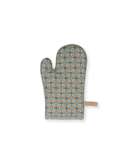 Ovenwant – Blooming Tales Khaki/Blauw