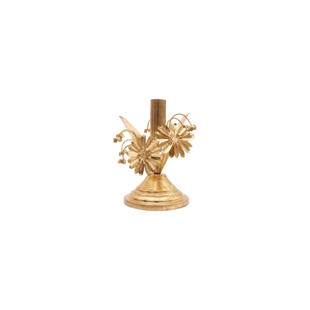 Kandelaar Fleuri Gold 16x10cm